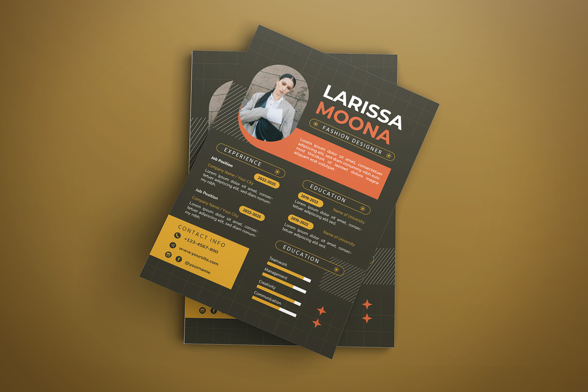 Classic Line - Resume Template, a Resume Template by VUNIRA (Photo 2 of 2)
