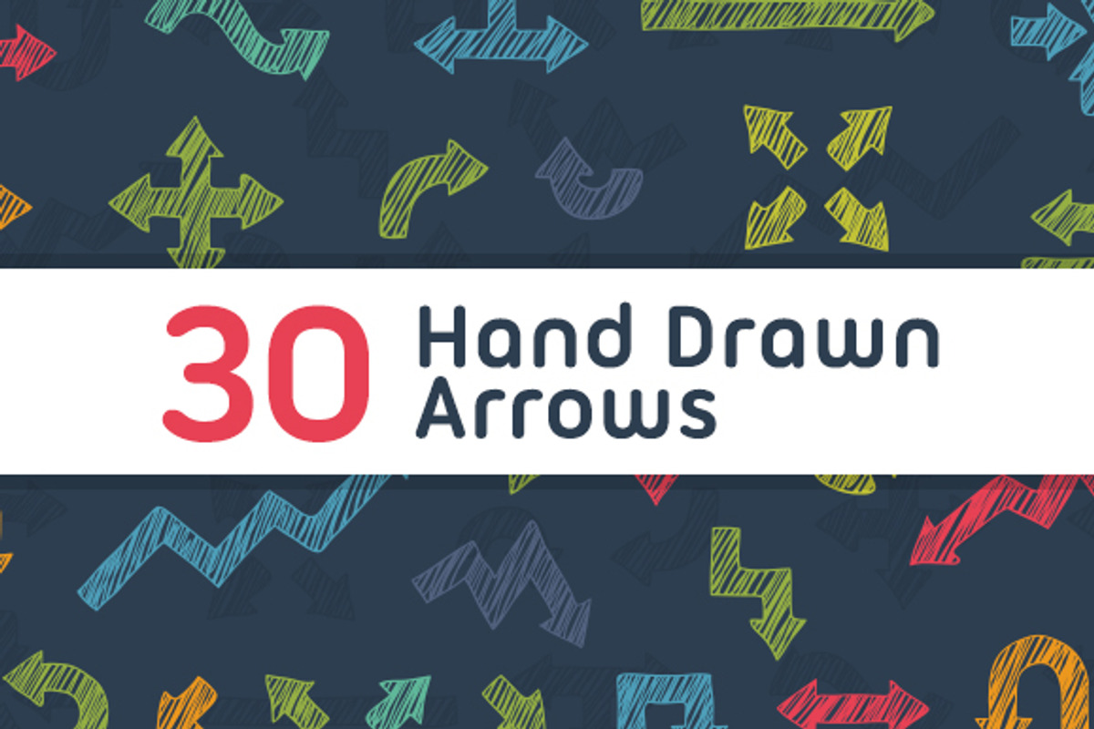 30 Hand Drawn Arrows