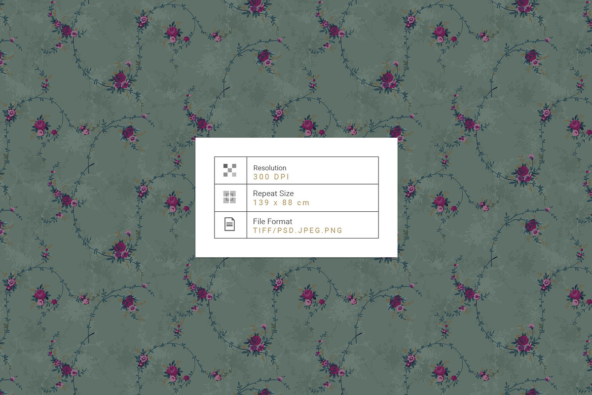 Rosa Selvaggia, Floral prints & more, a Pattern Graphic by TSTUDIO (Photo 6 of 21)