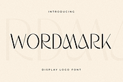 Wordmark - Display Logo Font, a Sans Serif Font by Hamz Studio (Thumbnail 1 of 15)
