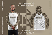14 Men's Mockups Long Sleeve T-Shir, a Shirt Mockup by Grow Design Craft Studio (Thumbnail 1 of 7)