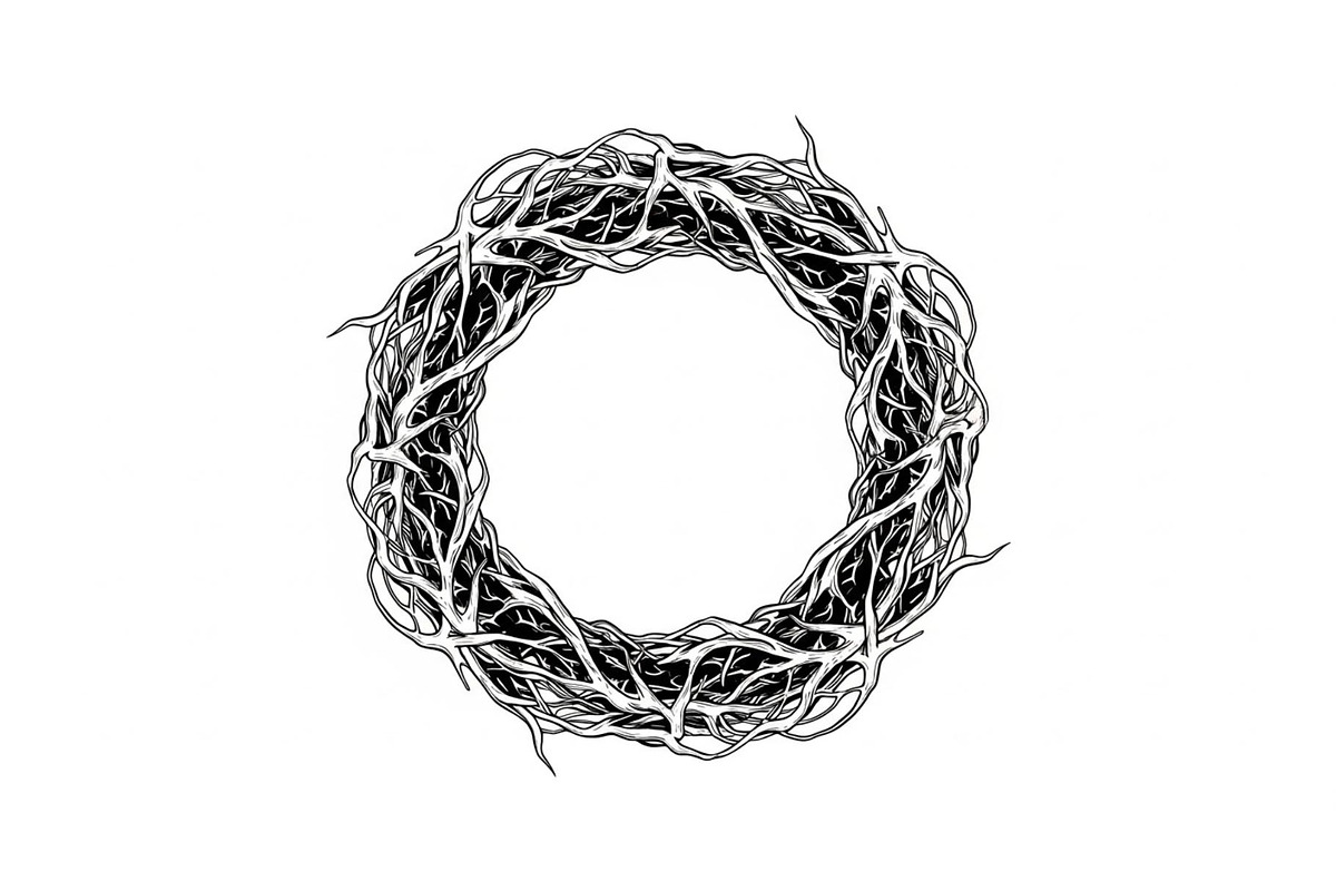 Hand Drawn Wreath Frame Bundle, an Illustration by yasushie (Photo 14 of 51)