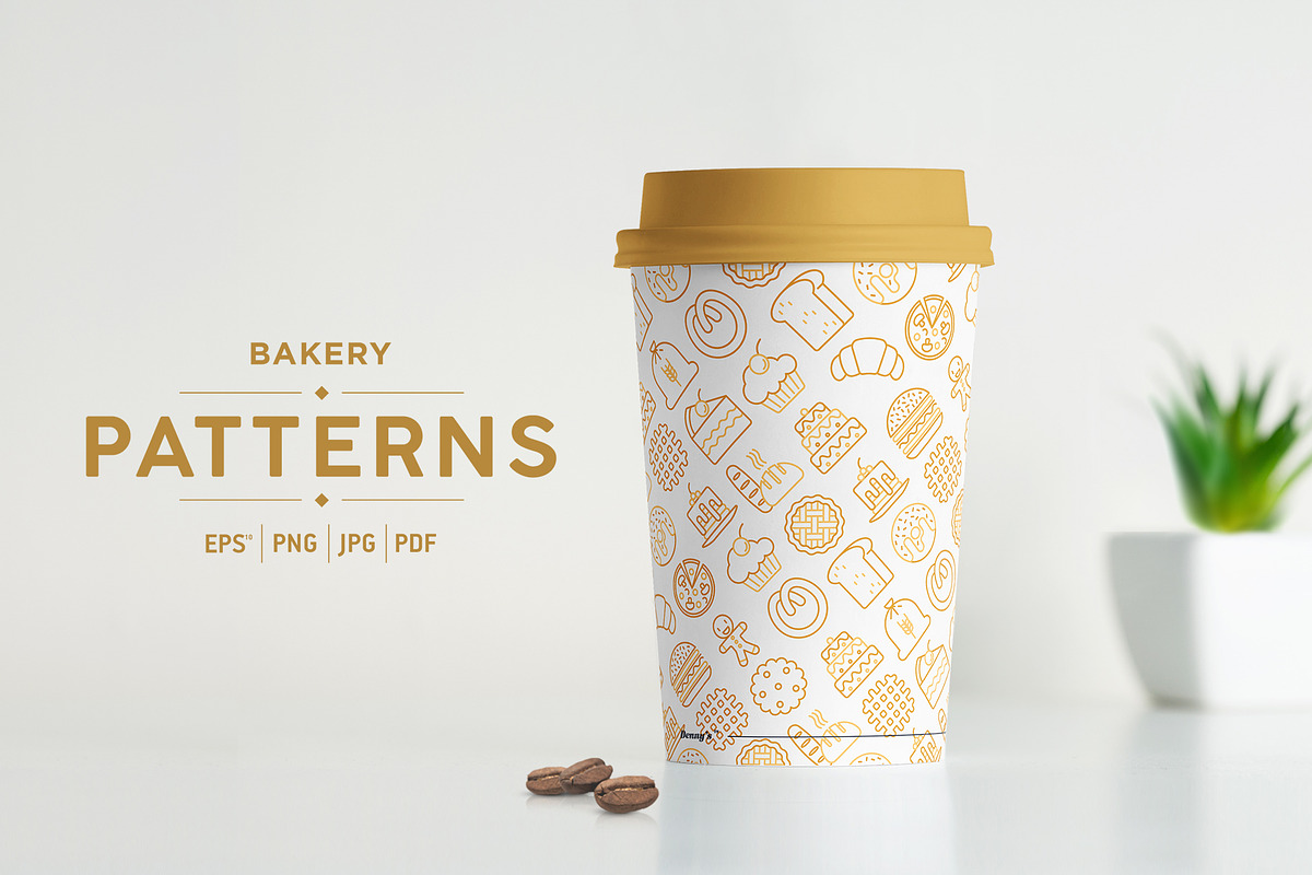 Bakery Patterns Collection, a Pattern Graphic by Alex Blogoodf (Photo 7 of 8)