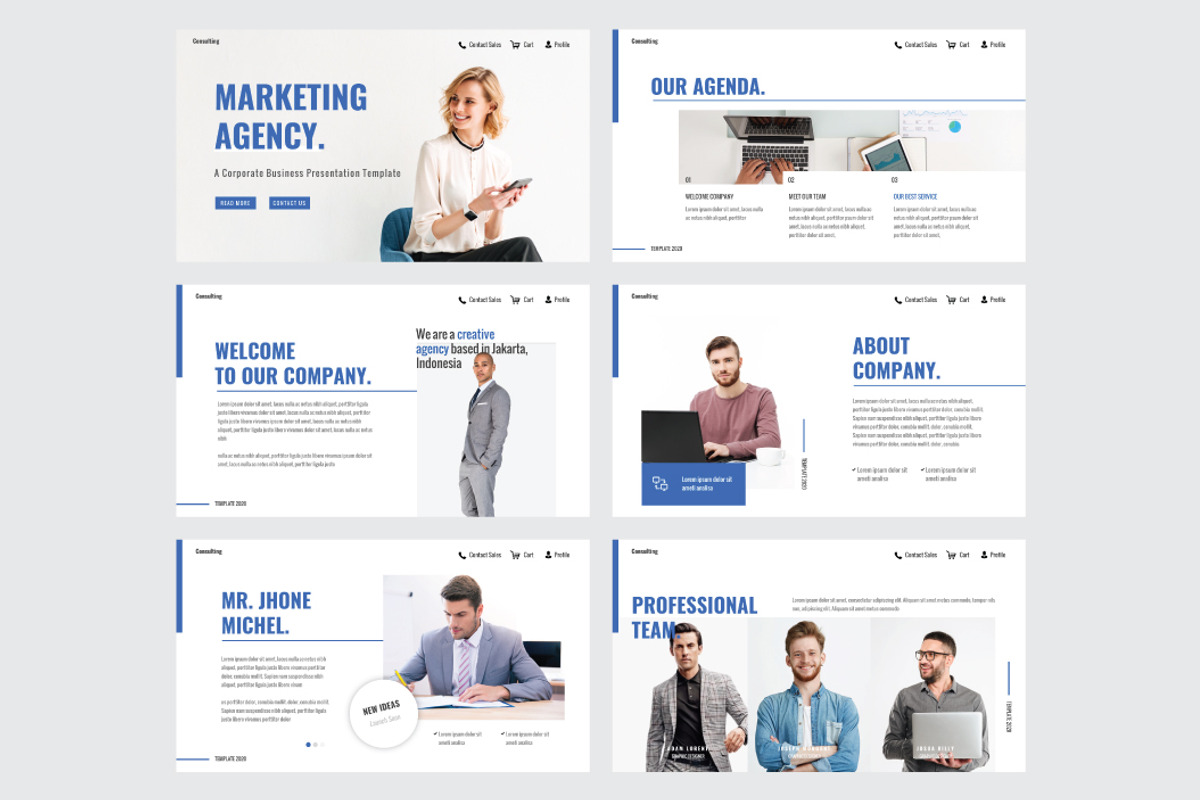 MARKETING AGENCY - Keynote Template, a Presentation Template by Shafura (Photo 2 of 6)
