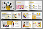 Art Exhibition Magazine Book, a Magazine Template by MightyDesign (Thumbnail 1 of 6)