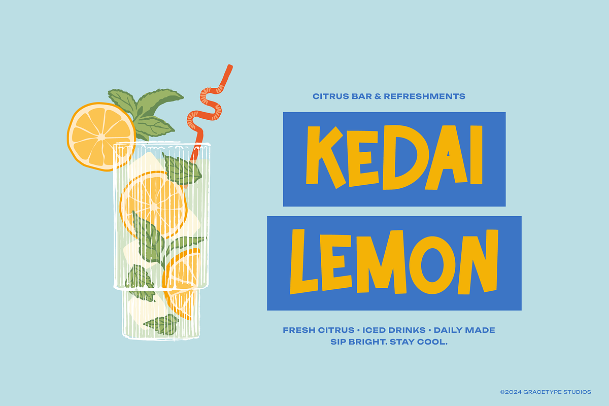 Citrida | Playful Hand Drawn, a Handwritten Font by gracetype_studio (Photo 5 of 12)