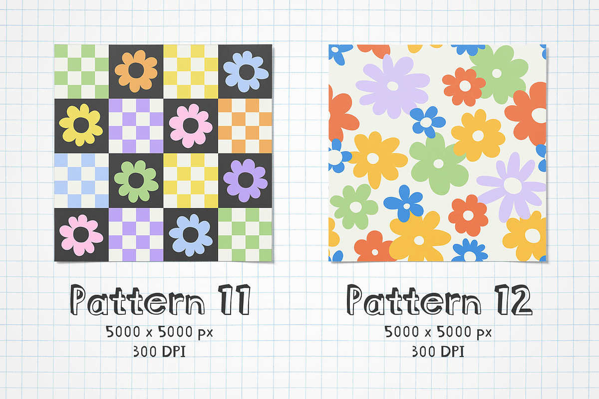 Soft Florals: Graphics + Patterns, a Pattern Graphic by Dedraw Studio (Photo 7 of 21)