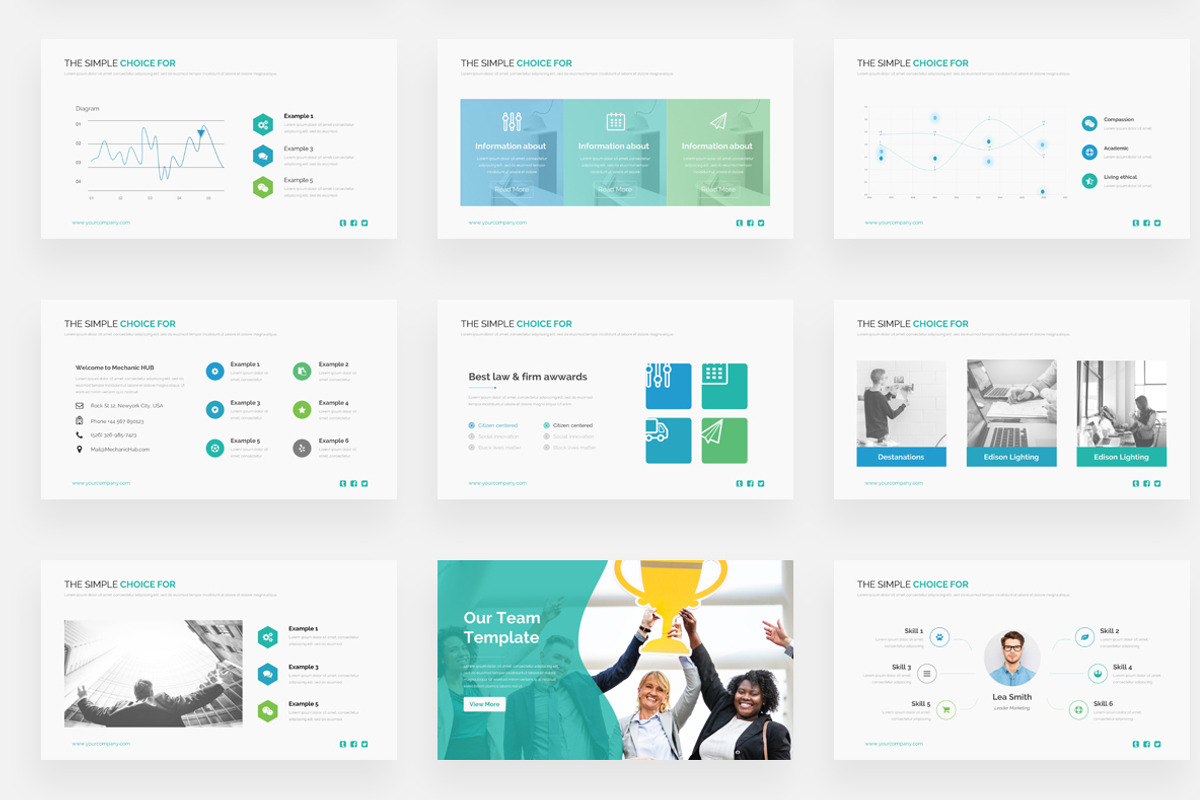 Active Google Slide Bundle, a Presentation Template by One Percent Studio (Photo 14 of 30)