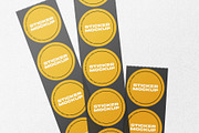 Round Sticker Mockups, a Packaging Mockup by MahmoudWally (Thumbnail 2 of 7)