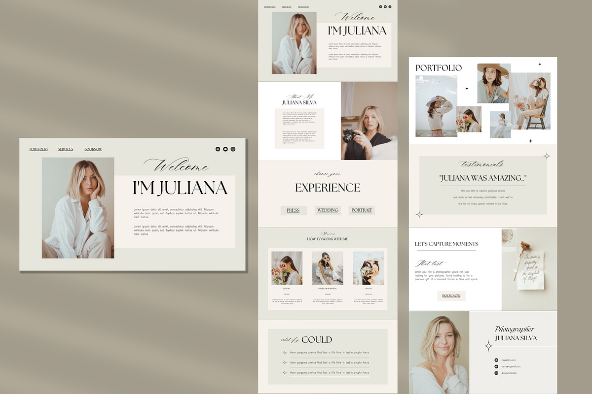 Coaching Website Canva, a Landing Page Template by ElladesignCo (Photo 2 of 7)