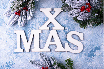 Christmas festive background with, a Holiday Photo by Yulia Furman