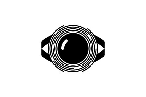 Eye Lens Logo, a Branding & Logo Template by Buqancreative