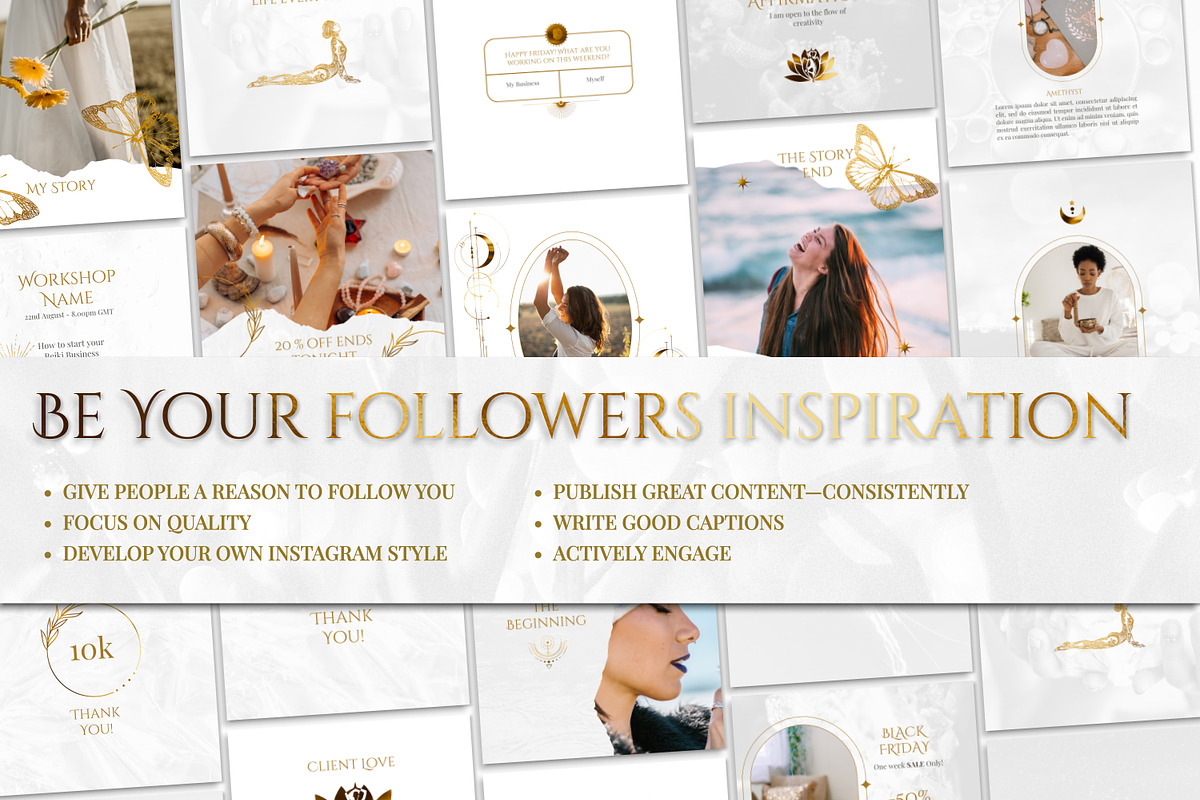 Spiritual Instagram Posts | Reiki, a Social Media Template by Under My Cozy Roof (Photo 8 of 10)