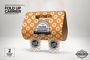 Fold Up Drink Carrier Mockup, a Cups & Container Mockup by INCDesign (Thumbnail 3 of 9)