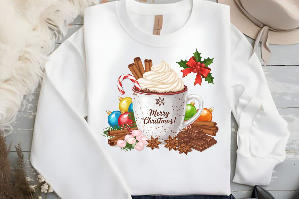 Christmas Cocoa PNG, an Illustration by Black Bird Studio (Photo 2 of 4)