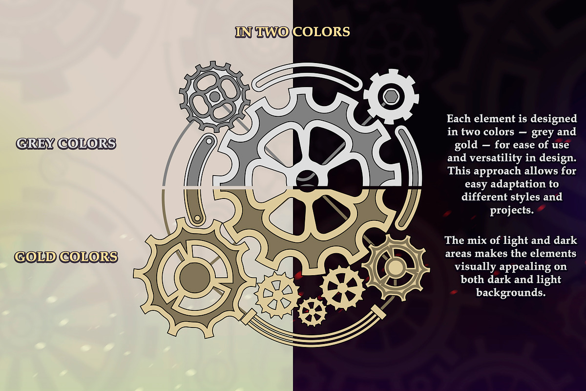 Steampunk UI Set, an Object Graphic by Olga Ryzychenko (Photo 5 of 13)