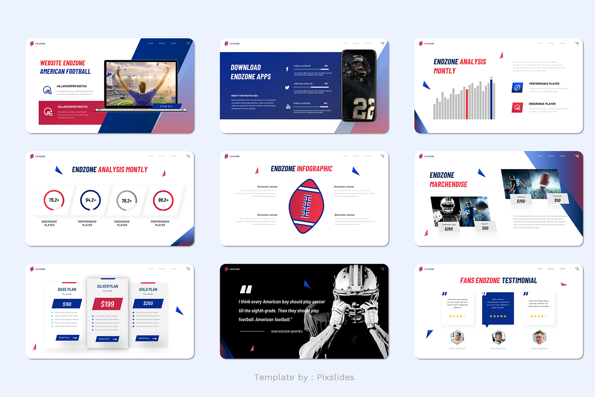 American Football Keynote, a Presentation Template by Pixslides (Photo 6 of 7)