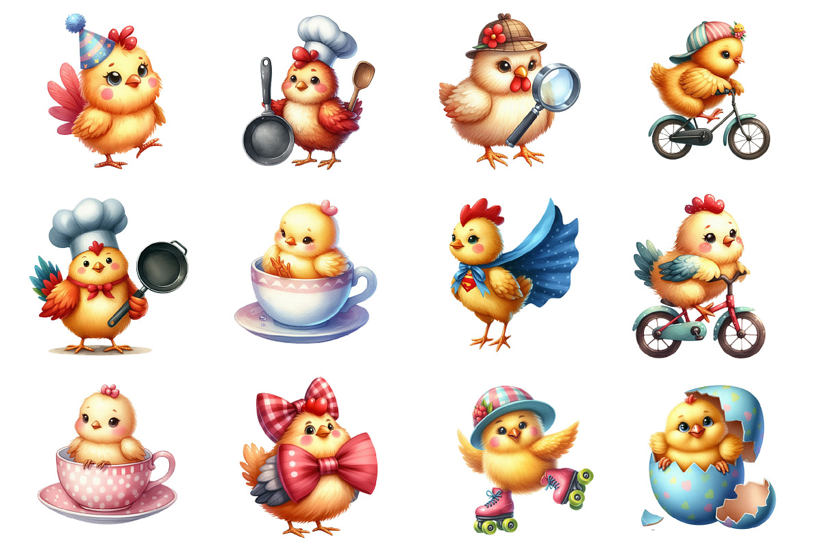 Funny Chiken, an Illustration by Design Market (Photo 3 of 3)