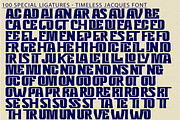 Timeless Jacques - Retro Futuristic, a Sans Serif Font by 177Studio (Thumbnail 7 of 8)