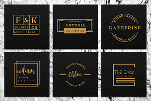 Elegant Logo BUNDLE / Canva Editable