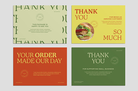 Thank You Card Template, a Business Card Template by BrandPacks