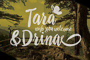 Drina, a Script Font by Posterizer KG (Thumbnail 5 of 5)