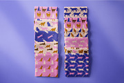 Flat Cat Modern Patterns, a Pattern Graphic by Tiger and Flower (Thumbnail 17 of 21)