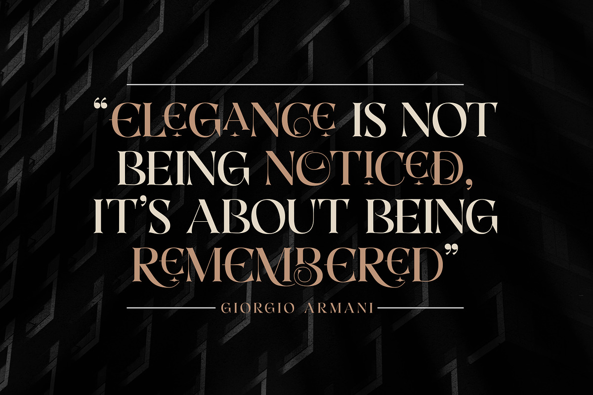 Bromolek - Luxury & Ligatures Serif, a Serif Font by Almarkhatype (Photo 2 of 9)