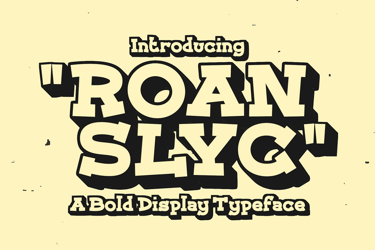 Roan Slyc - Slab Serif Typeface, a Slab Serif Font by xyGraphic (Photo 1 of 10)