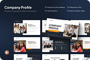 Company Profile Powerpoint, a Presentation Template by SquidPixey (Thumbnail 1 of 7)