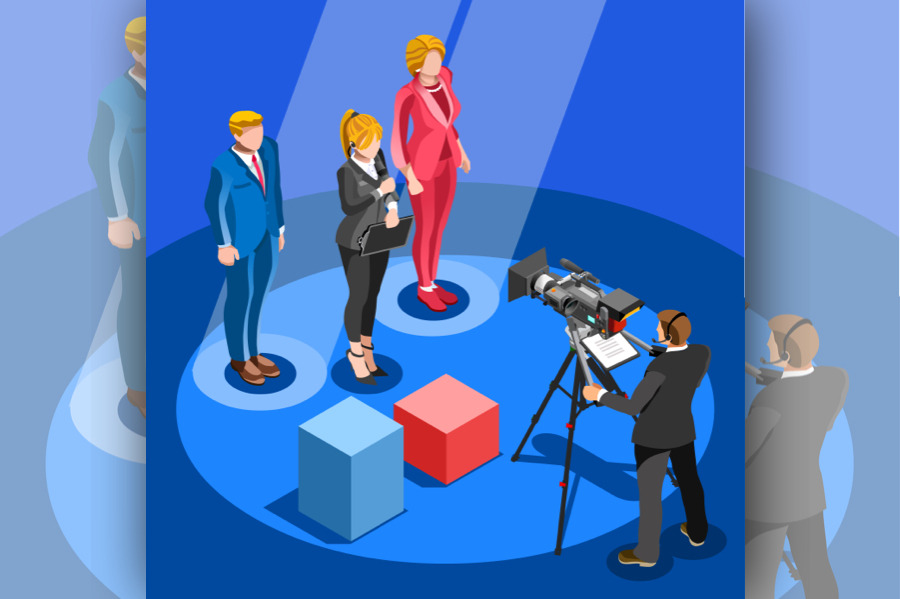 Election News Candidate Infographic by Aurielaki Stock Images | Creative Market
