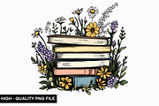 Watercolor Floral Books Clipart Bund, a Graphic by crative8112 (Thumbnail 5 of 11)