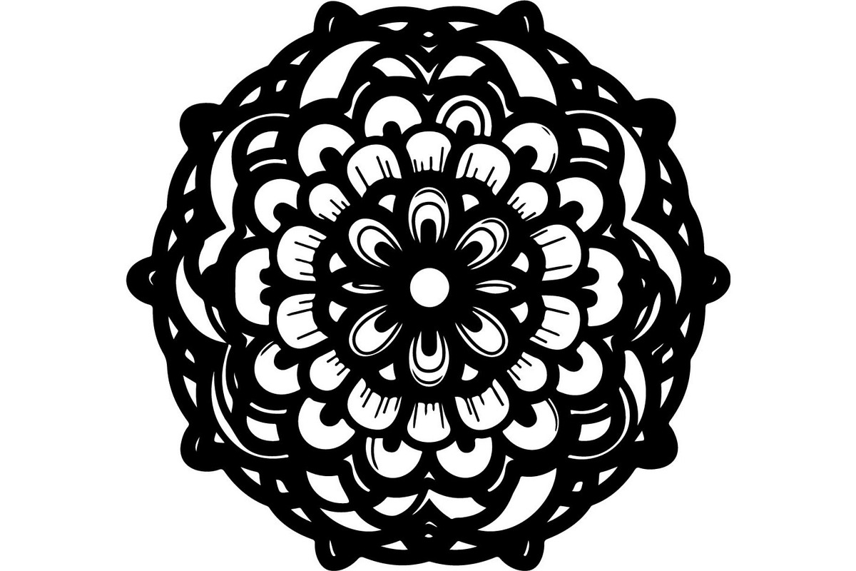 Floral Mandala, an Object Graphic by Designer_Momina (Photo 3 of 19)