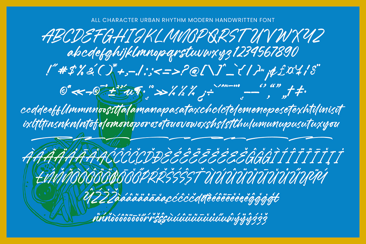 Urban Rhythm Modern Handwritten Font, a Script Font by Letterena Studios Script (Photo 14 of 15)