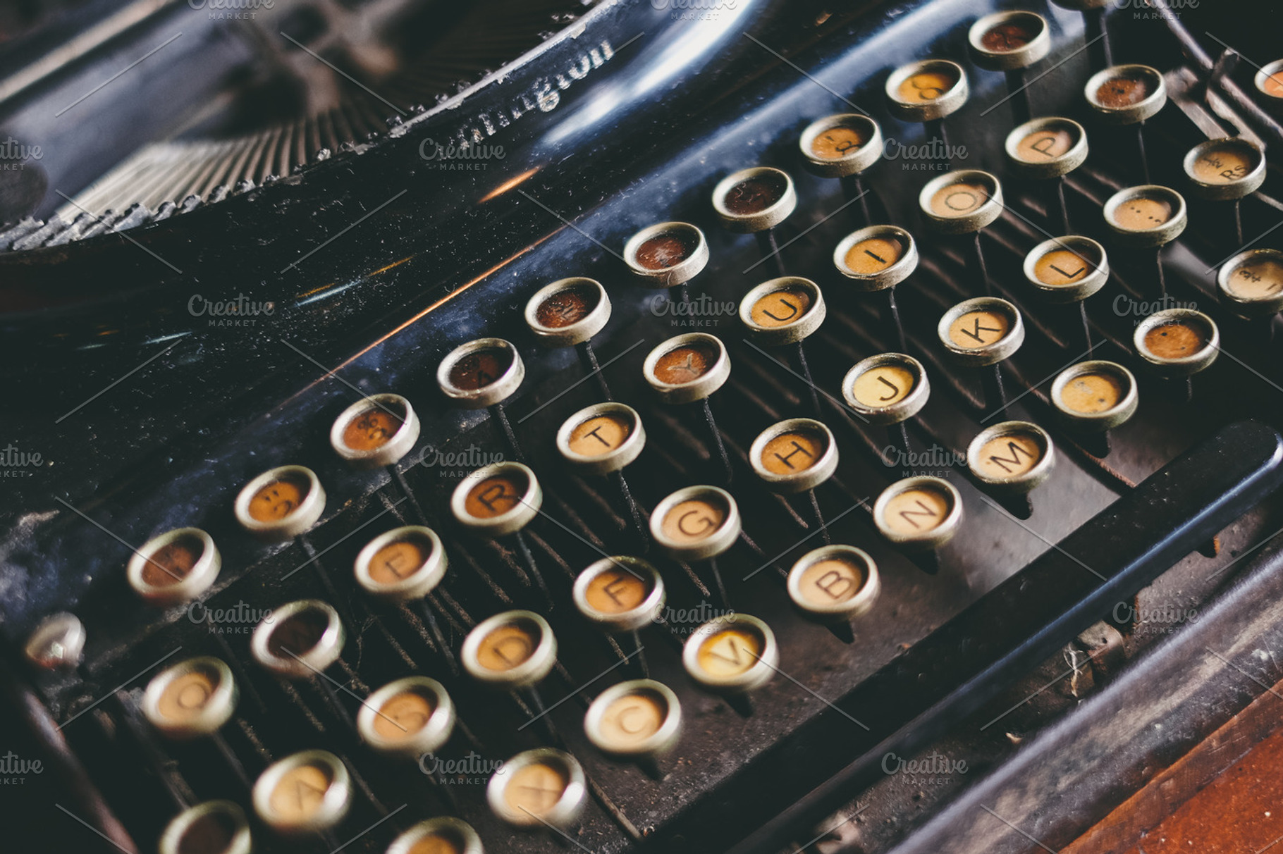 Vintage typewriter featuring typewriter, thailand, and vintage, a Business Photo by The Kandid
