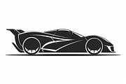 Black Sport Car Silhouette, an Illustration by BIPLOB EXPERT (Thumbnail 8 of 13)