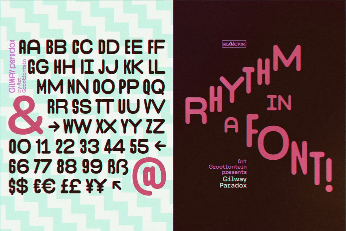 Gilway Paradox, a Sans Serif Font by Art Grootfontein (Photo 2 of 15)
