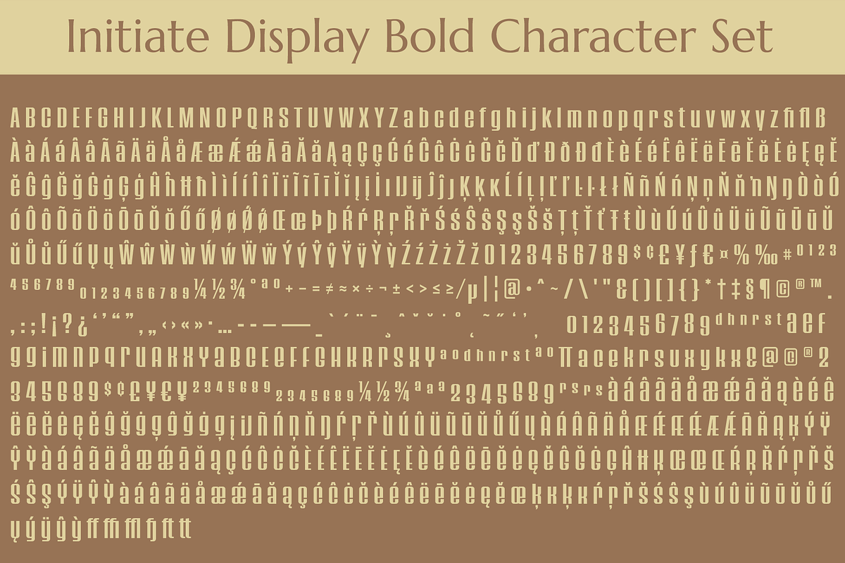 Initiate Collection, a Sans Serif Font by Stiggy & Sands (Photo 9 of 9)