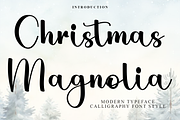 Christmas Magnolia, a Handwritten Font by InermediaSTUDIO (Thumbnail 1 of 8)
