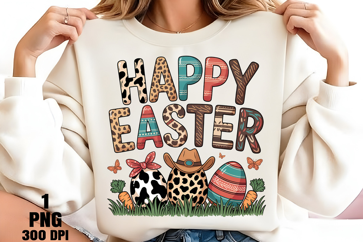 Cowhide Leopard Easter Eggs PNG, an Illustration by Daily.Designs (Photo 2 of 4)