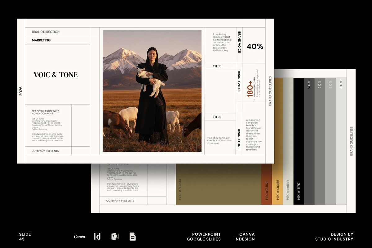 Brand Guidelines Template, a Presentation Template by Studio Industry (Photo 7 of 10)