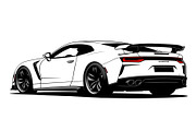 Modern Sports Car Design bundle, an Illustration by Artivon (Thumbnail 2 of 9)
