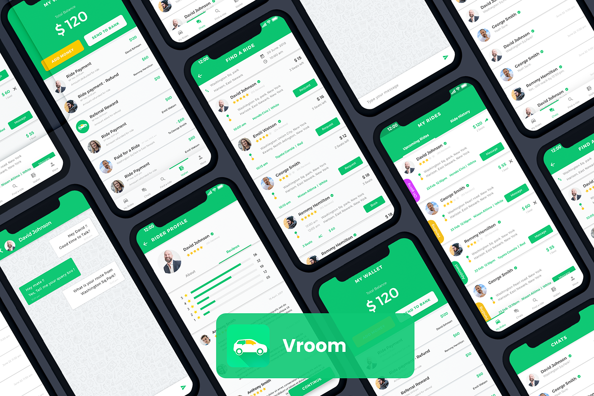 Car Pooling App| Car sharing App|Vroom