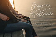Wednesday Island - Chic Handwritten, a Script Font by Littlehand (Thumbnail 5 of 10)