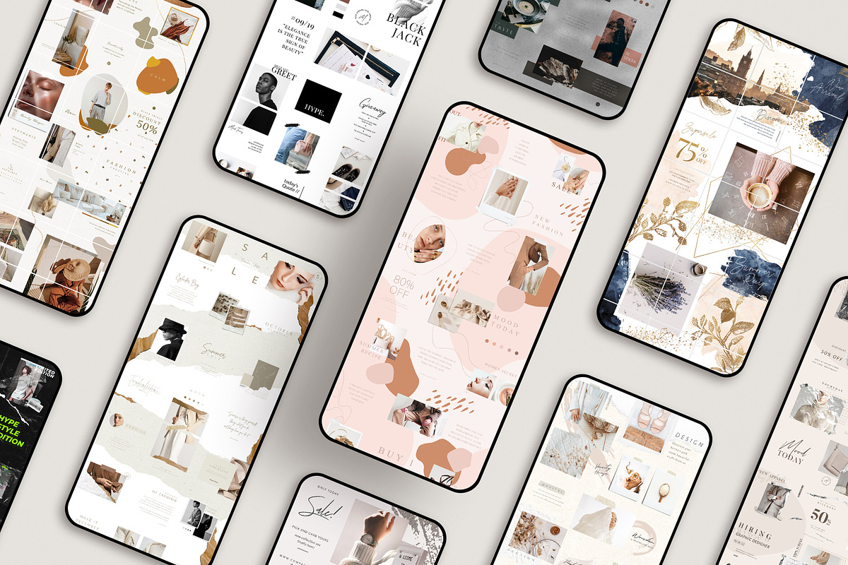 PUZZLE Bundle Instagram CANVA PS, a Social Media Template by Eviory (Photo 4 of 50)