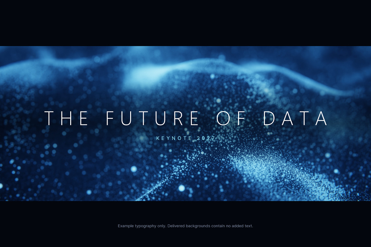Particle Waves - 12 JPG Backgrounds, a Background Graphic by Photocreo Michal Bednarek (Photo 5 of 6)
