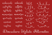 Dineschara Elegant Script, a Script Font by TypeClassHeroes (Thumbnail 9 of 10)
