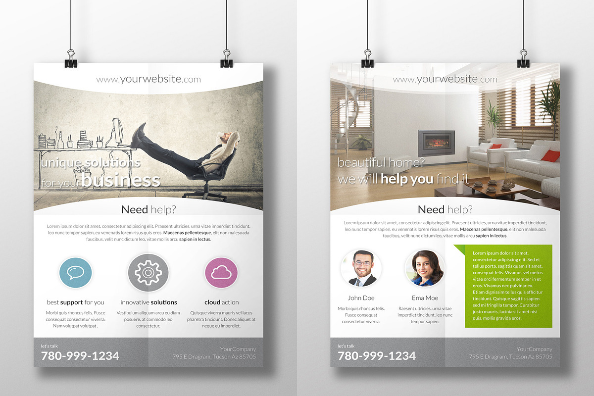 Univerlas Sample A4 Flyer, a Flyer Template by buttonpl (Photo 3 of 3)