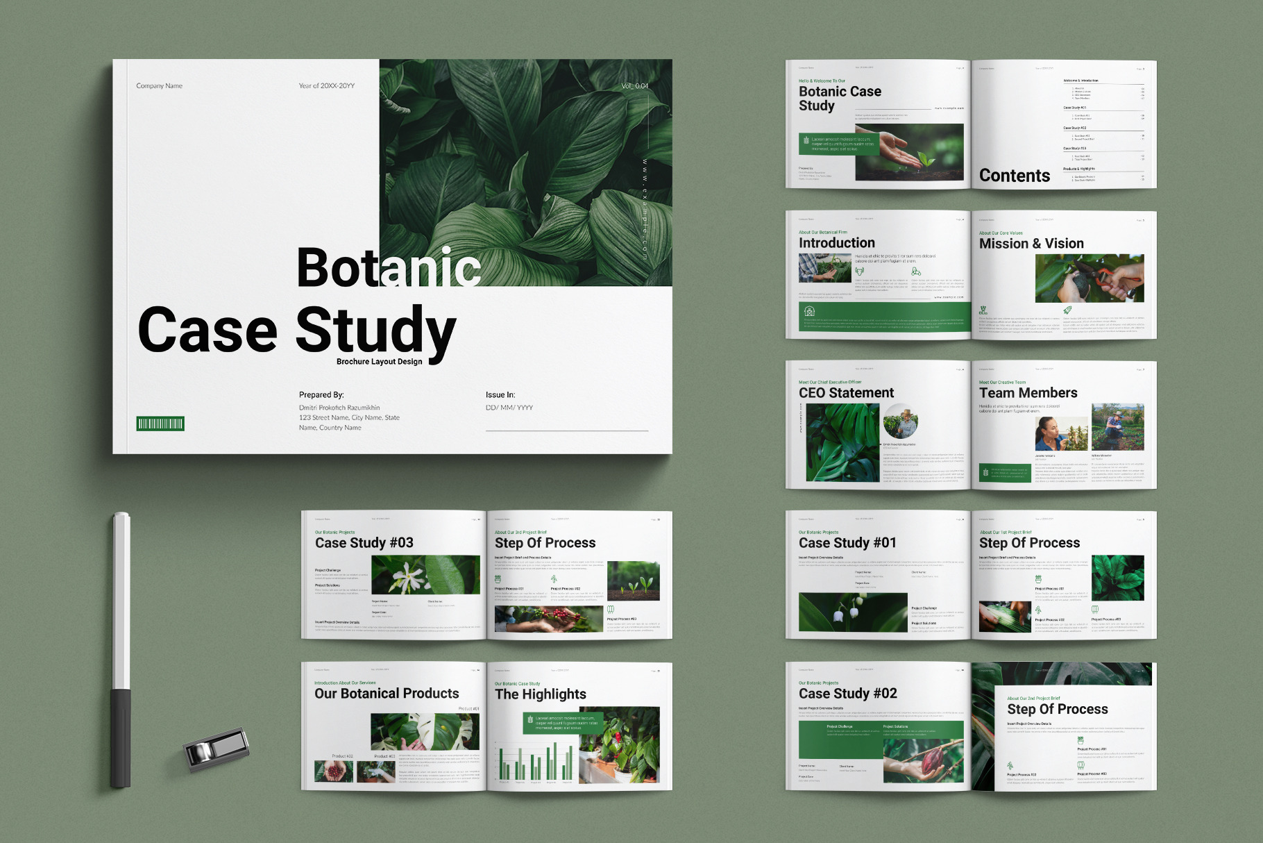 Botanic Case Study Brochure Landscape