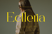 Eclleria - Stylish Serif Font, a Serif Font by Aqeel_Art (Thumbnail 1 of 8)